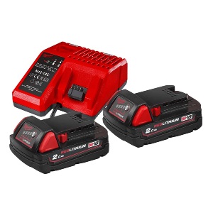 Аккумулятор с зарядным устройством Milwaukee M18 M18NRG-202 4933459213 (2 x 18В/2 Ач + 12-18В)