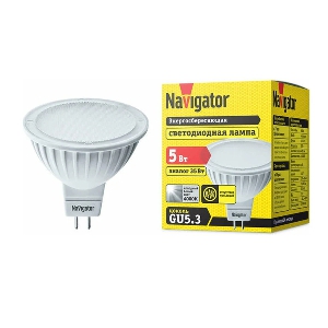 Светодиодная лампа Navigator NLL-MR16 GU5.3 3 Вт 4000 К [NLL-MR16-3-230-4K-GU5.3]