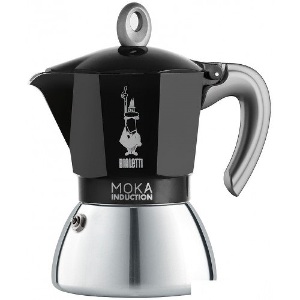 Гейзерная кофеварка Bialetti Moka Induction 2021 (4 порции, черный)