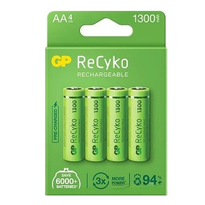 Аккумулятор GP ReCyko AA 1300mAh 4шт