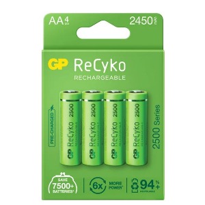 Аккумулятор GP ReCyko AA 2450mAh 4 шт.