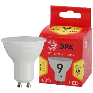 Светодиодная лампа ЭРА ECO LED MR16 GU10 9 Вт 2700 К Б0044088