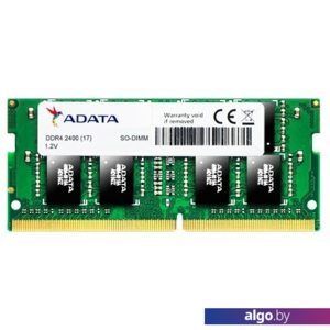 Оперативная память A-Data Premier 16GB DDR4 SODIMM PC4-19200 AD4S2400316G17-S