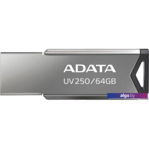 USB Flash A-Data UV250 64GB (серебристый)