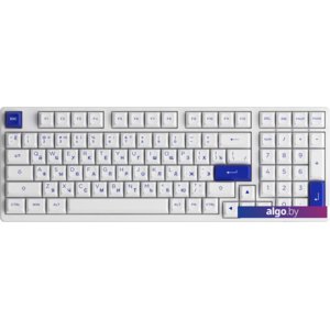 Клавиатура Akko 3098B White & Blue (Akko CS Jelly Purple)