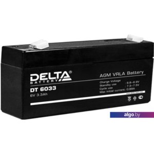 Аккумулятор для ИБП Delta DT 6033 (6В/3.3 А·ч)