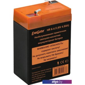 Аккумулятор для ИБП ExeGate HR 6-4.5 (6В, 4.5 А·ч)