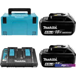 Аккумулятор с зарядным устройством Makita BL1860B + DC18RD 198080-9 (40В/6 Ah + 7.2-18В)