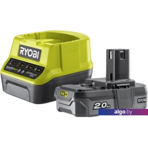 Аккумулятор с зарядным устройством Ryobi RC18120-120 5133003368 (18В/2 Ah + 18В)