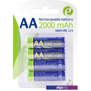 Аккумуляторы Gembird AA 2000 mAh 4 шт. EG-BA-AA20R4-01