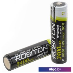 Аккумуляторы Robiton 18650 3400mAh с защитой [3.4/Li18650]
