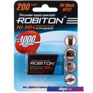 Аккумуляторы Robiton 9V 200MH9 BL1 200mAh 1шт