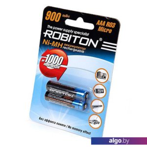 Аккумуляторы Robiton AAA 900mAh 2 шт.