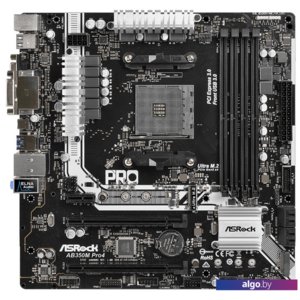 Материнская плата ASRock AB350M Pro4 R2.0