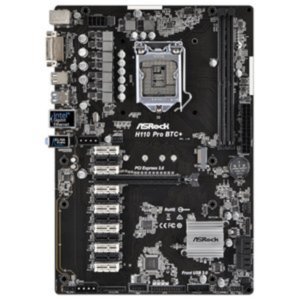 Материнская плата ASRock H110 PRO BTC+