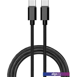 Кабель Atom USB Type-C 3.1 - USB Type-C 3.1 (1.8 м, черный)