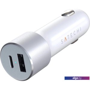 Автомобильное зарядное Satechi 72W Type-C PD Car Charger (серебристый)