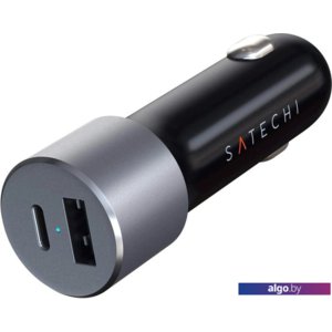 Автомобильное зарядное Satechi 72W Type-C PD Car Charger (серый космос)