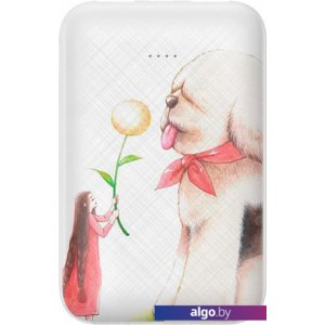 Портативное зарядное устройство Baseus Mini JA PPX10-MC02 10000mAh Dog White