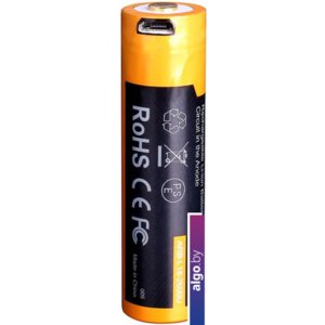 Батарейки Fenix 18650 Li-Ion 2600mAh Micro USB