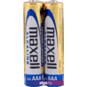 Батарейки Maxell Alkaline AAA 2 шт (в пленке)