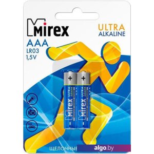 Батарейки Mirex Ultra Alkaline AAA 2 шт LR03-E2