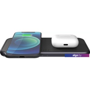 Беспроводное зарядное Zens Dual Aluminium Wireless Charger ZEDC10B/00 (черный)