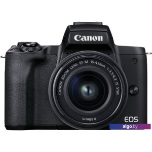 Беззеркальный фотоаппарат Canon EOS M50 Mark II Kit EF-M 15-45mm f/3.5-6.3 IS STM (черный)