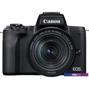 Беззеркальный фотоаппарат Canon EOS M50 Mark II Kit EF-M 18-150mm f/3.5-6.3 IS STM (черный)