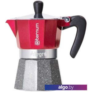 Гейзерная кофеварка Bialetti Aeternum Allegra Petra Rouge Red