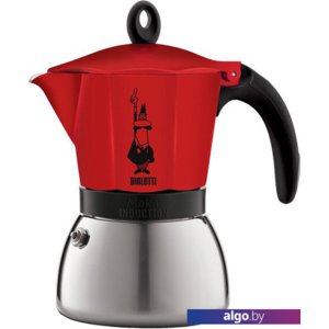 Гейзерная кофеварка Bialetti Moka Induction (3 порции, красный)