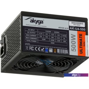 Блок питания akyga AK-U4-500 500W 80+ Bronze