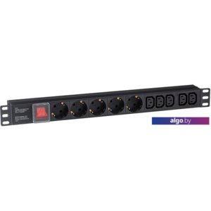 Блок розеток ExeGate ServerPro PDU-19H008 Al-5C135S-C14-SW