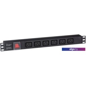 Блок розеток ExeGate ServerPro PDU-19H012 Al-6С19-C20-SW