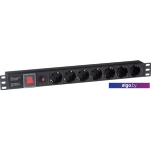 Блок розеток ExeGate ServerPro PDU-19H702 Al-7S-C14-SW-O