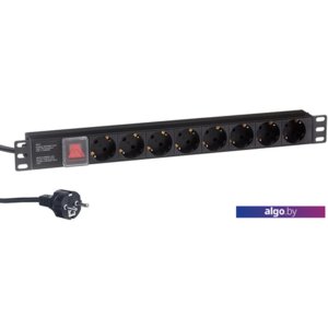 Блок розеток ExeGate ServerPro PDU-19H804 Al-8S-EU2.5CU-SW