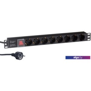 Блок розеток ExeGate ServerPro PDU-19H805 Al-8S-EU3CU-SW