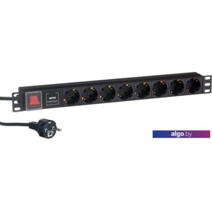 Блок розеток ExeGate ServerPro PDU-19H807 Al-8S-EU2-SW-SPD1