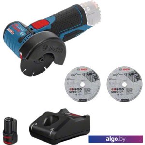 Угловая шлифмашина Bosch GWS 12V-76 Professional 0615990M3E (с 1-им АКБ 2 Ah)