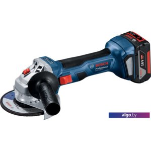 Угловая шлифмашина Bosch GWS 180-LI Professional 06019H90R0 (с 2-мя АКБ, кейс)