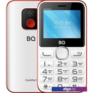 Мобильный телефон BQ-Mobile BQ-2301 Comfort (белый/красный)