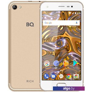 Смартфон BQ-Mobile BQ-5012L Rich (золотистый)