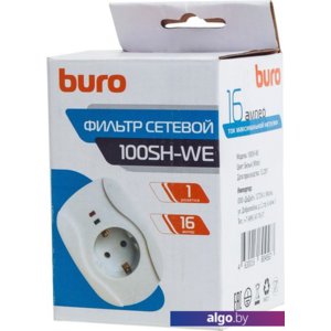 Сетевой фильтр Buro 100SH-WE