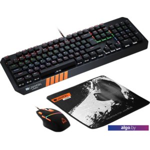 Клавиатура + мышь с ковриком Canyon Nightflyer CND-SGS02-RU