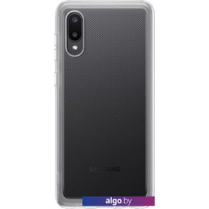 Чехол Samsung Clear Cover для Galaxy A02 (прозрачный)