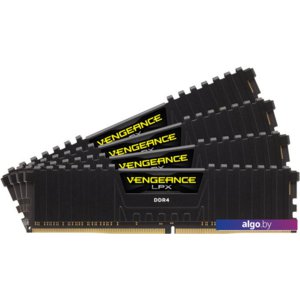 Оперативная память Corsair Vengeance LPX 4x16GB DDR4 PC4-24000 CMK64GX4M4D3000C16