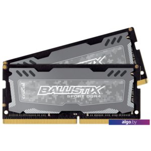 Оперативная память Crucial Ballistix Sport LT 2x16GB DDR4 SODIMM PC4-19200 BLS2K16G4S240FSD