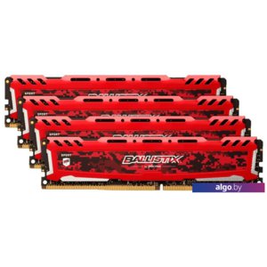 Оперативная память Crucial Ballistix Sport LT 4x4GB DDR4 PC4-21300 BLS4K4G4D26BFSE