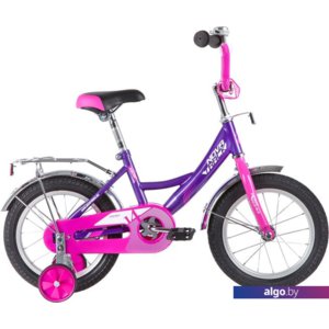 Детский велосипед Novatrack Vector 14 2020 143VECTOR.LC20 (фиолетовый/розовый)