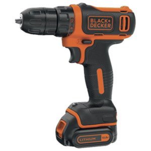 Дрель-шуруповерт Black & Decker BDCDD12K1B (с 2-мя АКБ и кейсом)